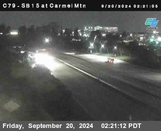 NB 15 at Carmel Mountain Rd.