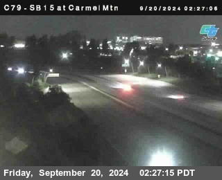 NB 15 at Carmel Mountain Rd.