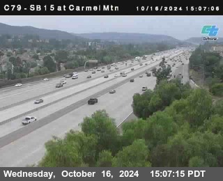 NB 15 at Carmel Mountain Rd.