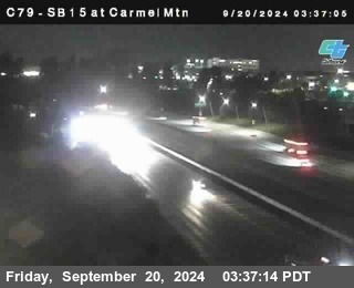 NB 15 at Carmel Mountain Rd.