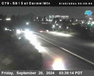 NB 15 at Carmel Mountain Rd.