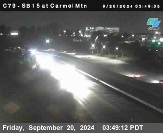 NB 15 at Carmel Mountain Rd.