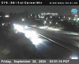 NB 15 at Carmel Mountain Rd.