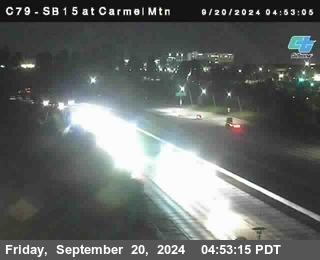 NB 15 at Carmel Mountain Rd.