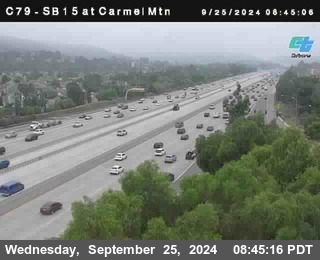 NB 15 at Carmel Mountain Rd.