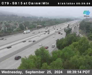 NB 15 at Carmel Mountain Rd.