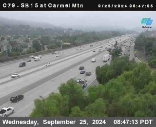 NB 15 at Carmel Mountain Rd.