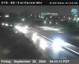 NB 15 at Carmel Mountain Rd.