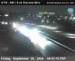 NB 15 at Carmel Mountain Rd.