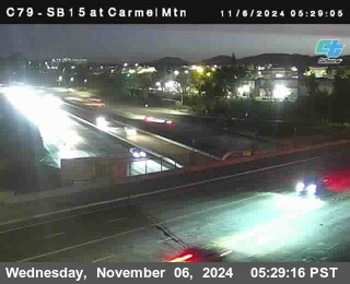 NB 15 at Carmel Mountain Rd.