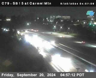 NB 15 at Carmel Mountain Rd.