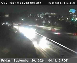 NB 15 at Carmel Mountain Rd.