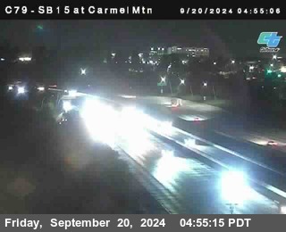 NB 15 at Carmel Mountain Rd.