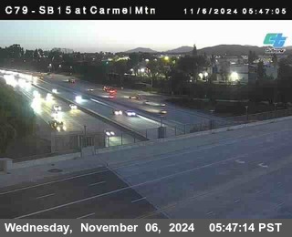 NB 15 at Carmel Mountain Rd.