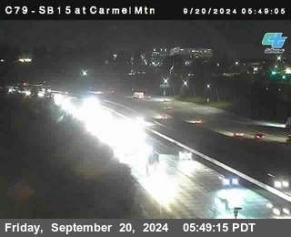 NB 15 at Carmel Mountain Rd.