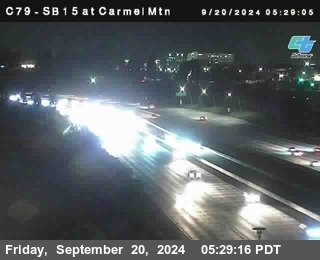 NB 15 at Carmel Mountain Rd.