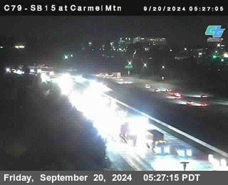 NB 15 at Carmel Mountain Rd.