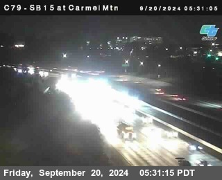 NB 15 at Carmel Mountain Rd.