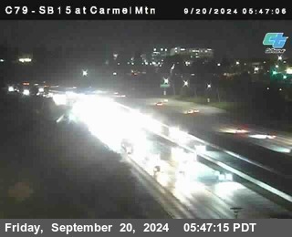 NB 15 at Carmel Mountain Rd.