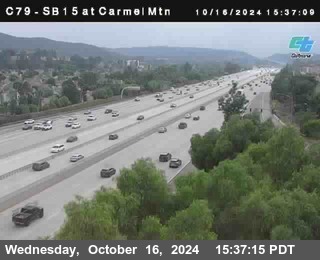 NB 15 at Carmel Mountain Rd.