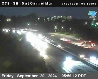 NB 15 at Carmel Mountain Rd.