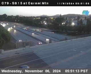 NB 15 at Carmel Mountain Rd.