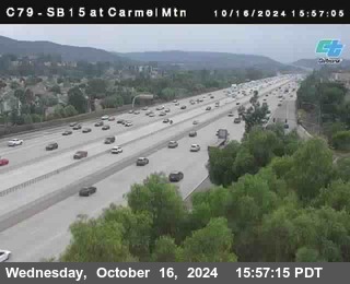 NB 15 at Carmel Mountain Rd.