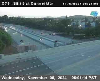 NB 15 at Carmel Mountain Rd.