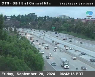 NB 15 at Carmel Mountain Rd.