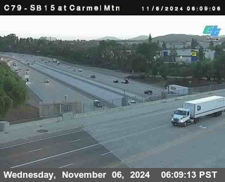 NB 15 at Carmel Mountain Rd.