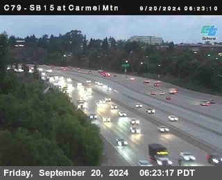 NB 15 at Carmel Mountain Rd.