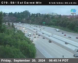 NB 15 at Carmel Mountain Rd.