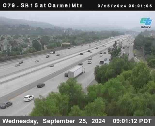 NB 15 at Carmel Mountain Rd.