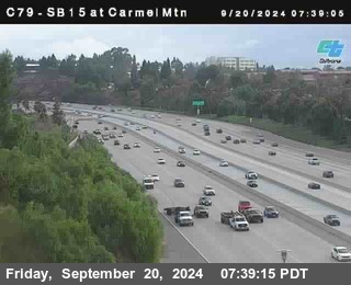 NB 15 at Carmel Mountain Rd.