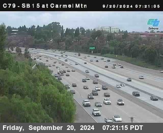 NB 15 at Carmel Mountain Rd.