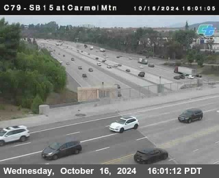 NB 15 at Carmel Mountain Rd.