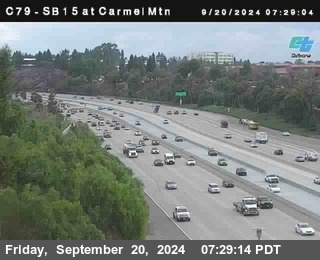 NB 15 at Carmel Mountain Rd.