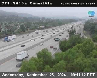 NB 15 at Carmel Mountain Rd.