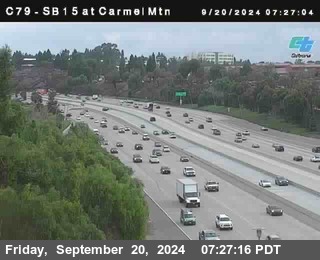 NB 15 at Carmel Mountain Rd.