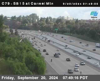 NB 15 at Carmel Mountain Rd.