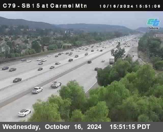 NB 15 at Carmel Mountain Rd.