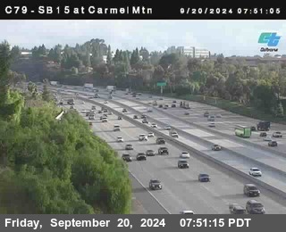 NB 15 at Carmel Mountain Rd.