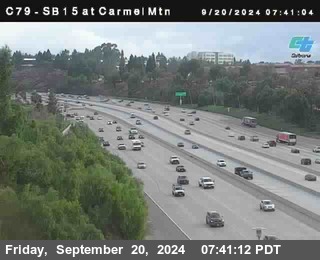 NB 15 at Carmel Mountain Rd.