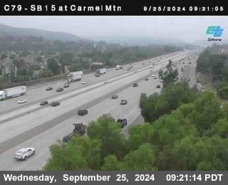 NB 15 at Carmel Mountain Rd.