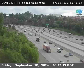 NB 15 at Carmel Mountain Rd.