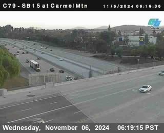 NB 15 at Carmel Mountain Rd.