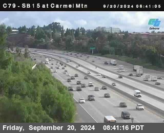 NB 15 at Carmel Mountain Rd.