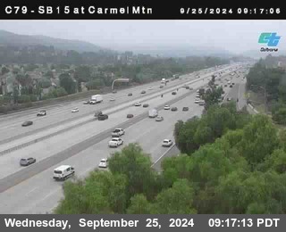 NB 15 at Carmel Mountain Rd.