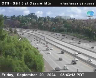 NB 15 at Carmel Mountain Rd.