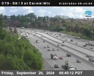 NB 15 at Carmel Mountain Rd.